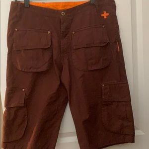 JC de Castelbajac Rossignol Large Cargo Shorts